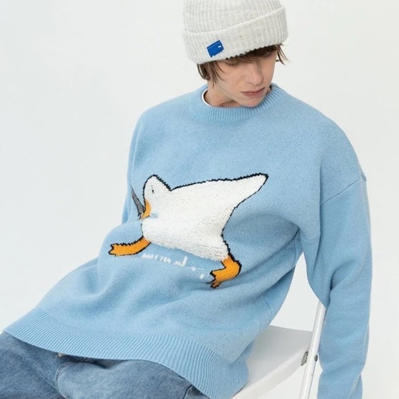 NWT Aelfric Eden “Killer Goose” Knit Sweater - Picture 2 of 8